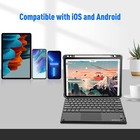 11 Inch Wireless Bluetooth Keyboard With Multi-touch Touchpad For Ipad Samsung 