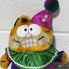 Vintage 1981 Garfield Cat Clown Jester Plush Toy R  Dakin Co  Clowning Around 9 