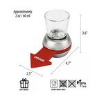 Spin The Shot   Adult Party Drinking Game   Includes 2oz Shot Glass