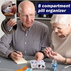 Pill Box Medicine Holder Organizer Dispenser Box Case Travel Tablet Container
