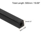 Carbon Fiber Tube 6x3x500mm Rc Airplane Pultruded Carbon Fiber Tubing  2 Pcs