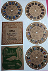 12 Vintage View-master Reels Lot Disney Pinocchio Mother Goose New Zoo Revue