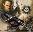 Handmade Anduril Narsil Sword Of King Elessar Aragorn Lotr 41  With Wall Plauqe