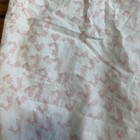 Pottery Barn Baby Pink Bunny Rabbit Organic Crib Fitted Sheet 27 5 x52 