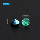 14000pcs Acrylic Wedding Table Diamonds 3mm Crystals Gems Dark Green Ab