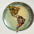 1901 Pan American Expo Buffalo Ny Ladies As North South America 1 25  Pinback