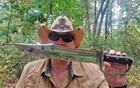 Khhi Dbad Old War Bowie  Customized Confederate D-guard American Civil War Bowie