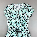 New Sean John Girls Geo Print Geometric Romper One Piece Sz L Large Jumpsuit