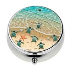 Box Decorative Metal Medicine Vitamin Organizer Unique Halloween Christmas Gift