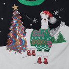 33 Degrees Christmas Llama Sweatshirt Size Large