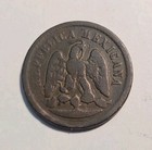 1887 Mexico Second Mexican Republic 1 Centavo  World Coin