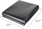 Hfs r  Ldpe Pond Liner 11 8-mil For Water Gardens  Fish Ponds 7x10ft