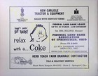 Vintage Farm Plat Book Index To Owners Clark County Ohio Rockford Map 1961