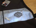 Harley Davidson Safety Vest    new  Universal Fit Black Reflective Adjustable