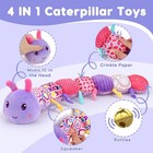 Baby Girl Toys 0-3-6 Months Musical Stuffed Animals Plush Caterpillar Toy