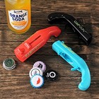 Cap Shooting Bottle Opener Gun - Launches Caps For World Cup L  Black Red