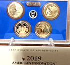 2019-s American Innovation  1 Proof Coin Set 4-coins Us Mint Delaware Ogp Coa