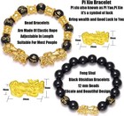 B Feng Shui Bracelet Good Luck Fengshui Wealth And Pixiu 