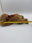 Princess Soft Toys Duncan Dog Puppy Plush 15  Animal 2003 Red Green Plaid Bow