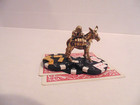 Poker Card Guard Brass Donkey Gold Colored Metal Bars Hand-crafted