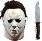 Halloween Michael Myers Mask Adults Scary Original Michael Myers Mask   Knife