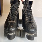 Vtg Hyde Sure Grip Black Roller Skates Sure Grip 99p Wheels -  read Details 