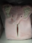Levtex  Pink Faux Fur Elephant Diaper Stacker