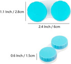 36 Pack Colorful Contact Lens Case Box Holder Container Soak Storage Kit