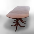 Antique Duncan   Phyfe 14  Mahogany Fur-piece Pedestal Banquet Table