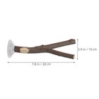  Parrot Shower Perch  Portable Bird Platform With Suction Cup For Windows