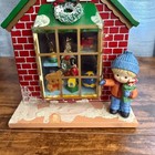 Vintage 1986 Enesco Toy Shop Christmas Music Box Parade Of The Wooden Soldiers