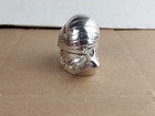 Vintage Silver Plated Snail Shell  With Flip Open Compartment Salt Cellar