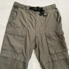 Boy Scouts Hiking Pants Men s Convertible Olive Green Cargo Belt Classic Medium
