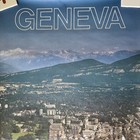 Vintage Geneva Switzerland Travel Poster Jaeger Swiss Alps Jet D   eau 25 5x39 2   