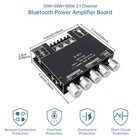 Bluetooth Power Amplifier Board With Subwoofer Audio Power Amplifier Module