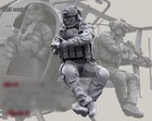 1 35 Resin Us Helicopter Crew No Plane No Guide 6 Figure Unpainted Unassembled