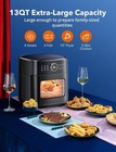 Toaster Oven Air Fryer Combo family 13qt Air Fryer Oven W rotisserie  dehydrator