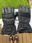 Leather Women   s Motorcycle Gauntlet Gloves Sz M   