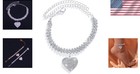 Chic Gold silver Rhinestone Anklet For Women     Layered Adjustable Beach Wear