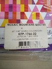Quilt Kit  mosaic Mountains  Robert Kaufman Warm Color Story  60  X 80  