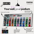 Acrylic Top-speed Wall Mount Frame display For Lego   F1 Speed Champions Race Car