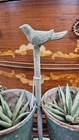 Antique Standing 2 Pot Flower Pot Bird Decorative Unique Garden
