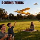 Wltoys Xks A160-j3 Rc Plane   5-ch Large Remote Control  Airplane With Led Light