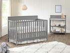Harper 4-in-1 Convertible Crib  Dove Gray  Greenguard Gold Certified