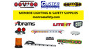 Battery Operated Red Led Beacon Safety Flashing Light Warning Magnetic Mount