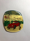 Vintage 1981 Porsche 356 Meeting Stuttgart Original Rare Enamel Car Grille Badge