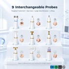 9 Probes Cold Plasma Facial Beauty Machine Touch Control Salon Skin Equipment