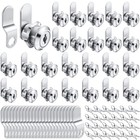 24 Sets 5 8  Cabinet Locks With Keys - Secure Drawer  Mailbox   Rv Storage Repla