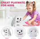 15 Pcs Robot Puppy Dog Toys For Girls Kids Boys  Realistic Light White 