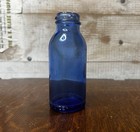 Vintage Bromo Seltzer Cobalt Blue Glass Bottle - Emerson Drug Company